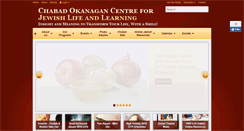 Desktop Screenshot of jewishokanagan.com